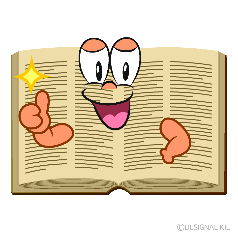 Thumbs up Open Book