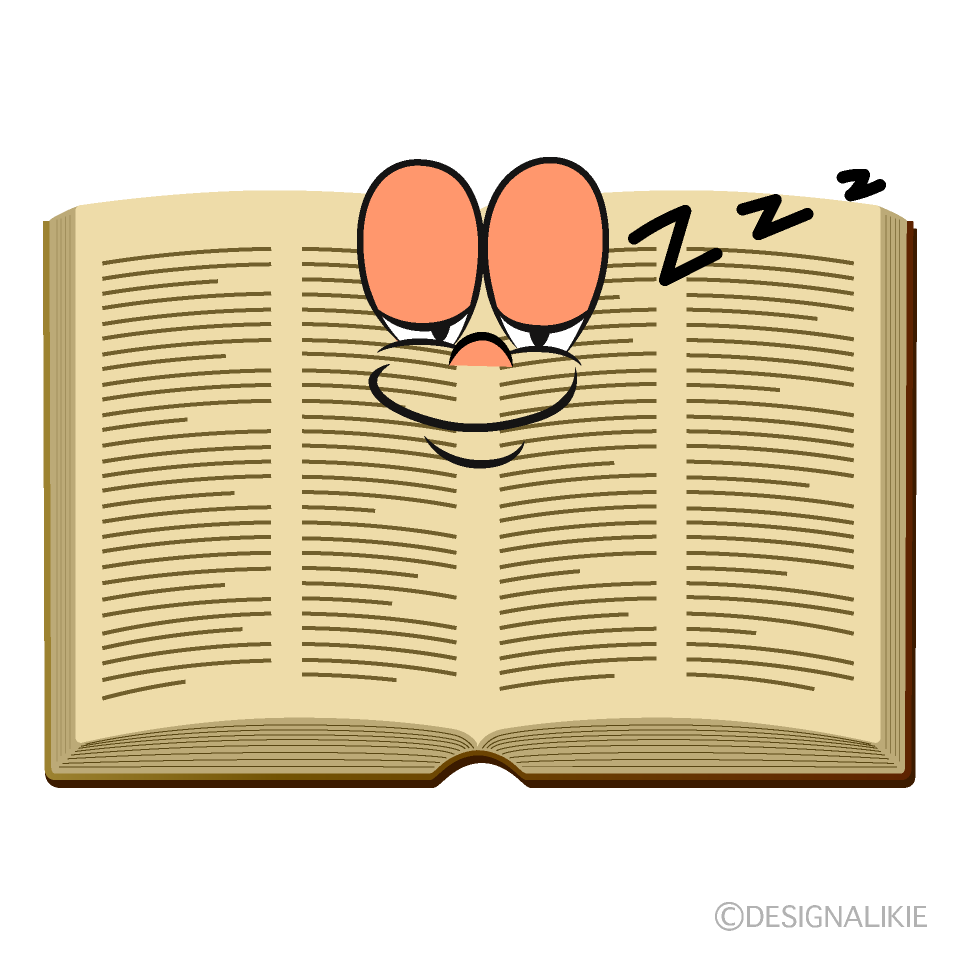 Sleeping Open Book