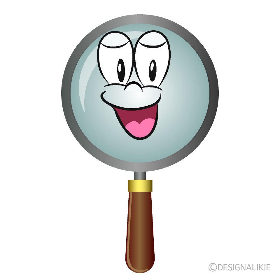 Smiling Magnifying Glass