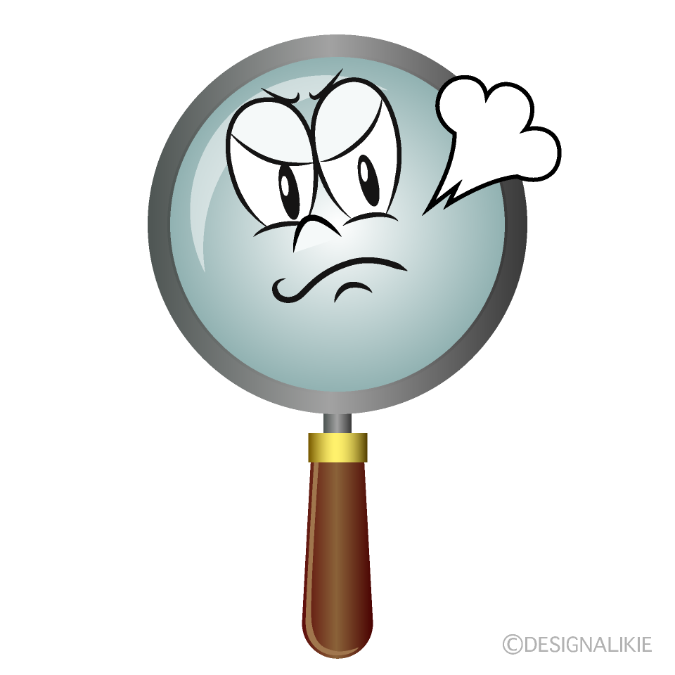 Angry Magnifying Glass