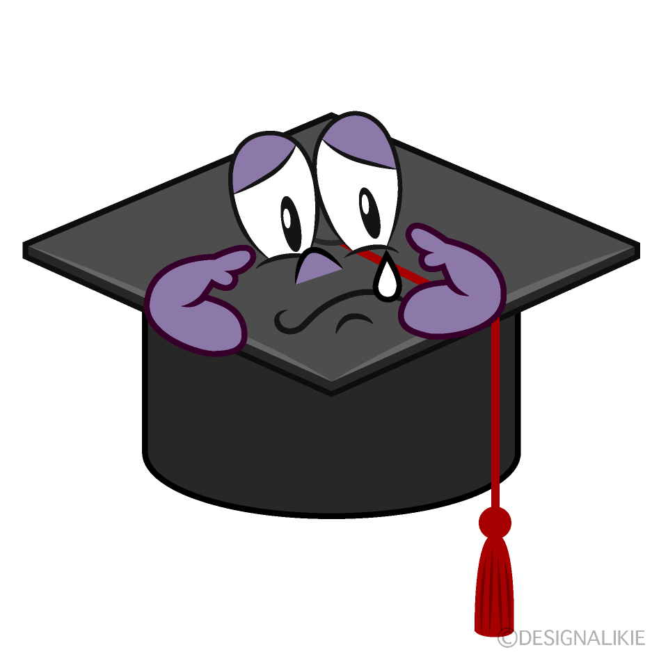 Sad Graduation Cap