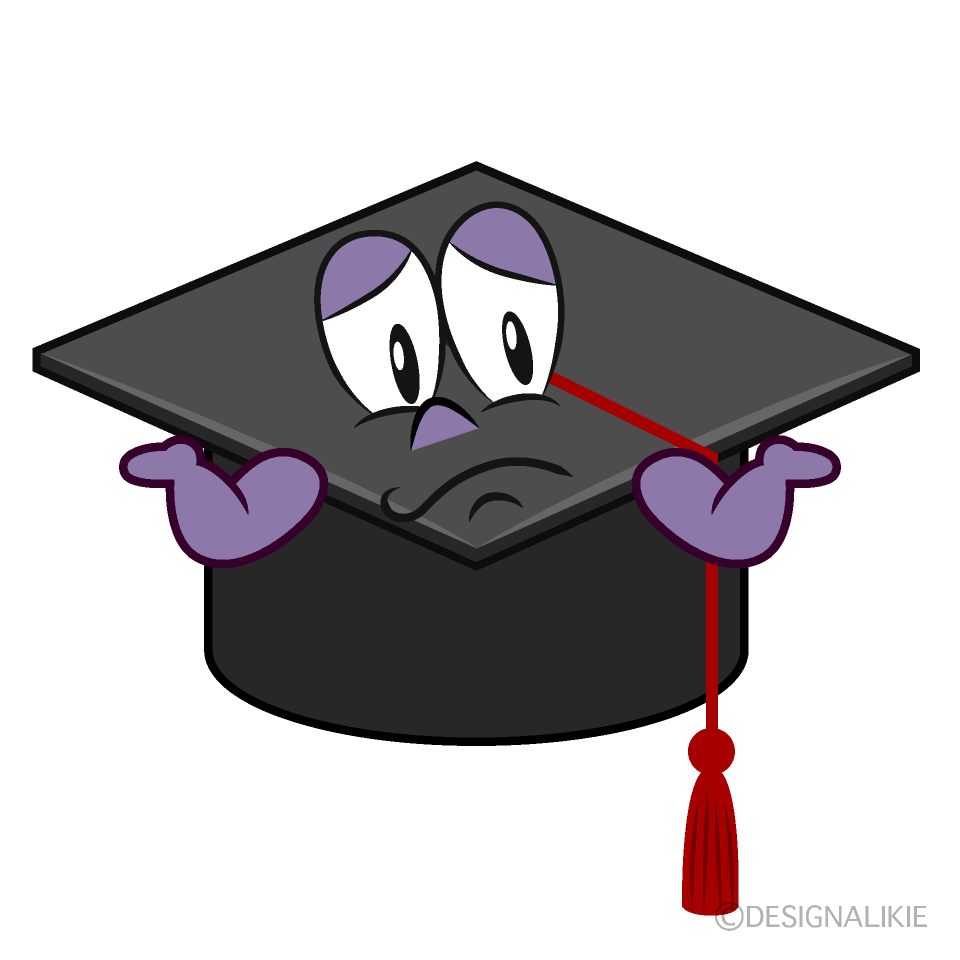 Troubled Graduation Cap