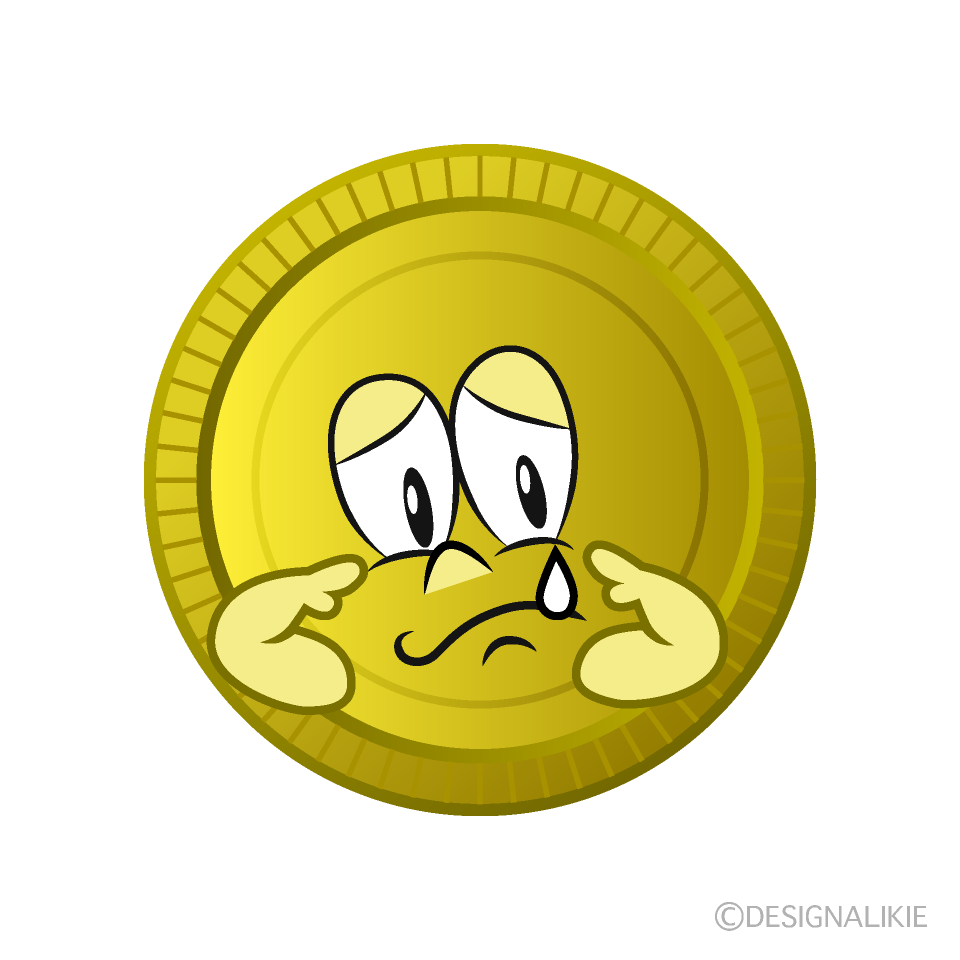 Sad Gold Coin