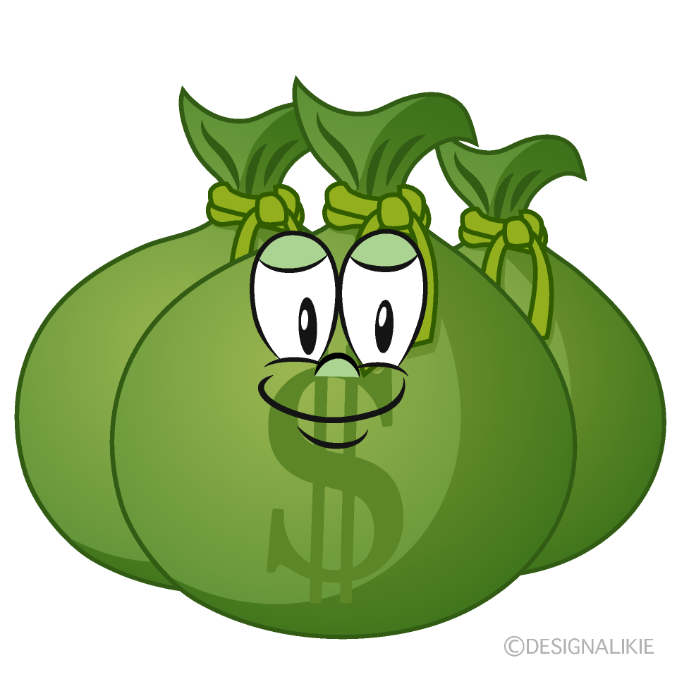 Free Money Bag Cartoon Image｜Charatoon