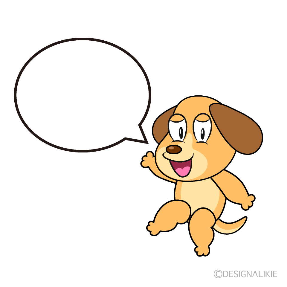Free Talking Dog Cartoon Image｜Charatoon