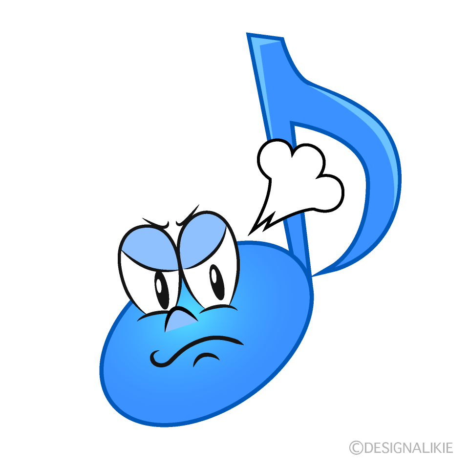 Angry Music Note