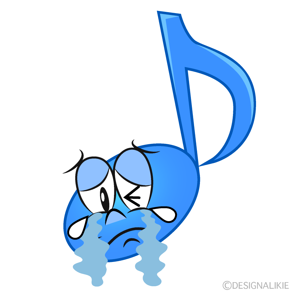 Crying Music Note