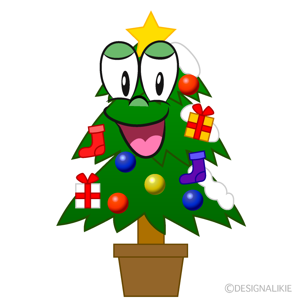 Smiling Christmas Tree