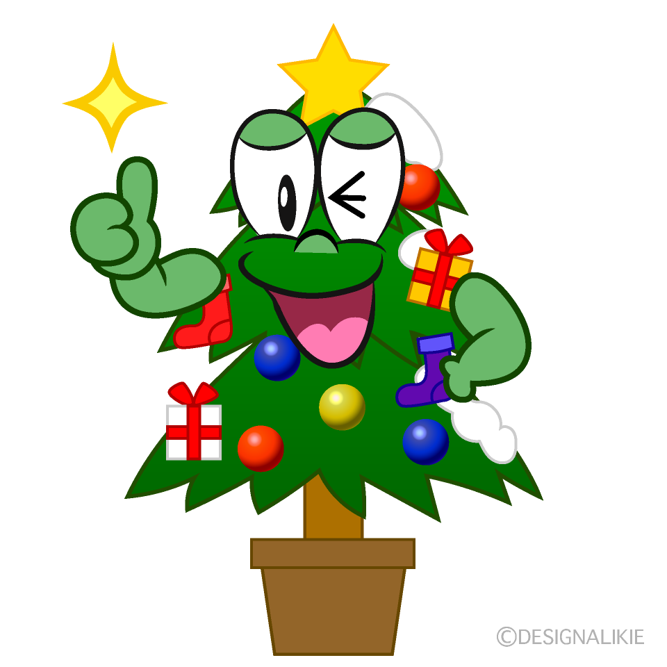 Thumbs up Christmas Tree