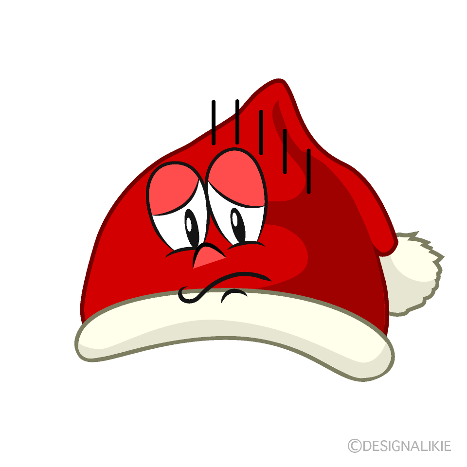 Depressed Santa Hat