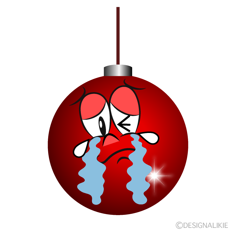 Crying Christmas Ornament