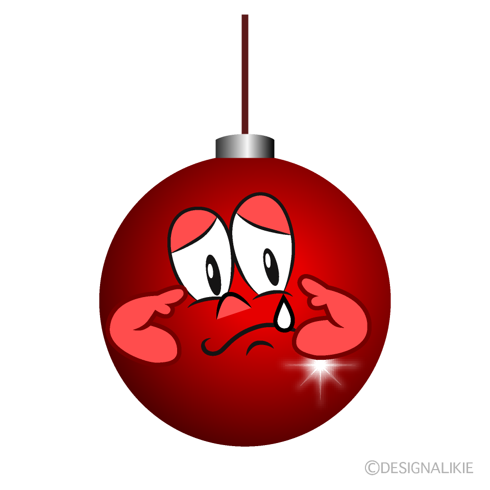 Sad Christmas Ornament