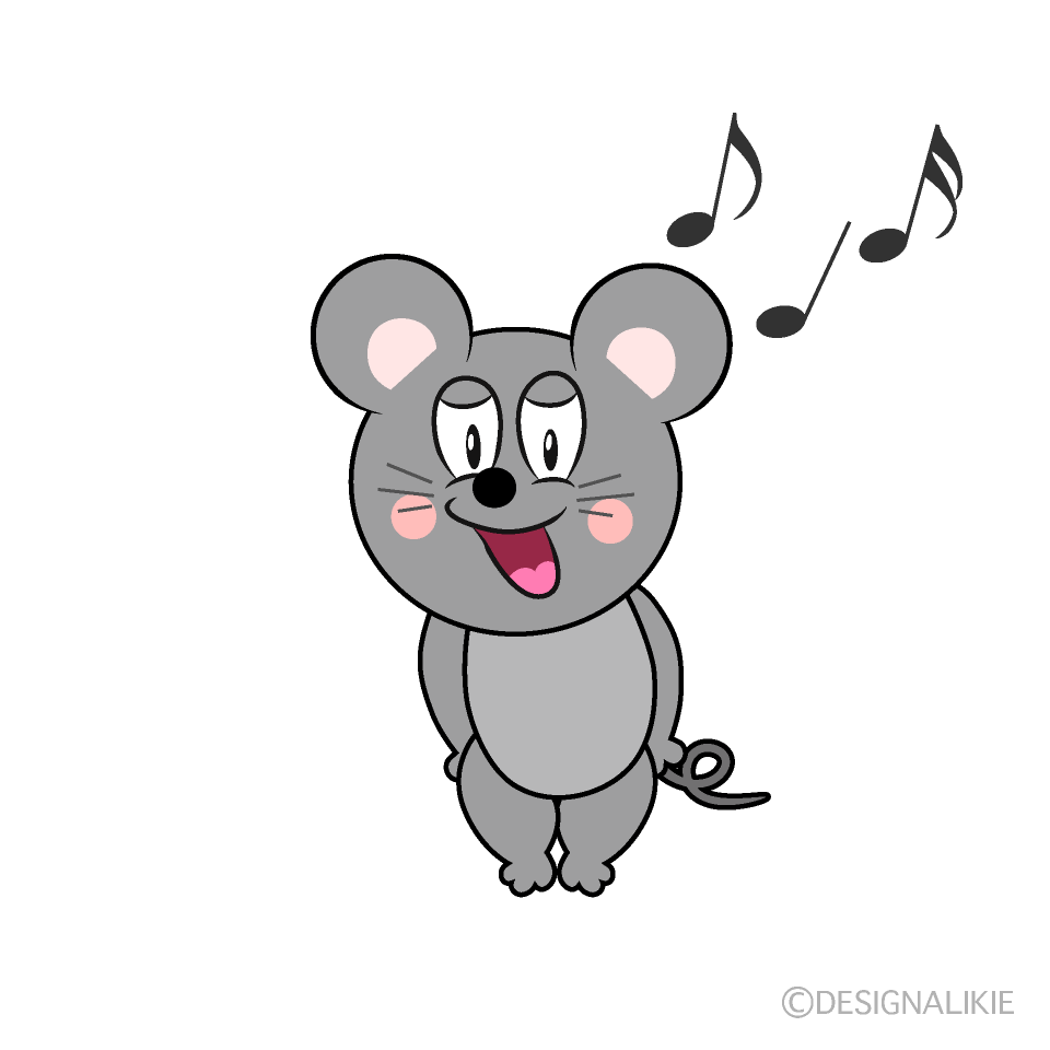 Free Singing Mouse Cartoon Image｜Charatoon
