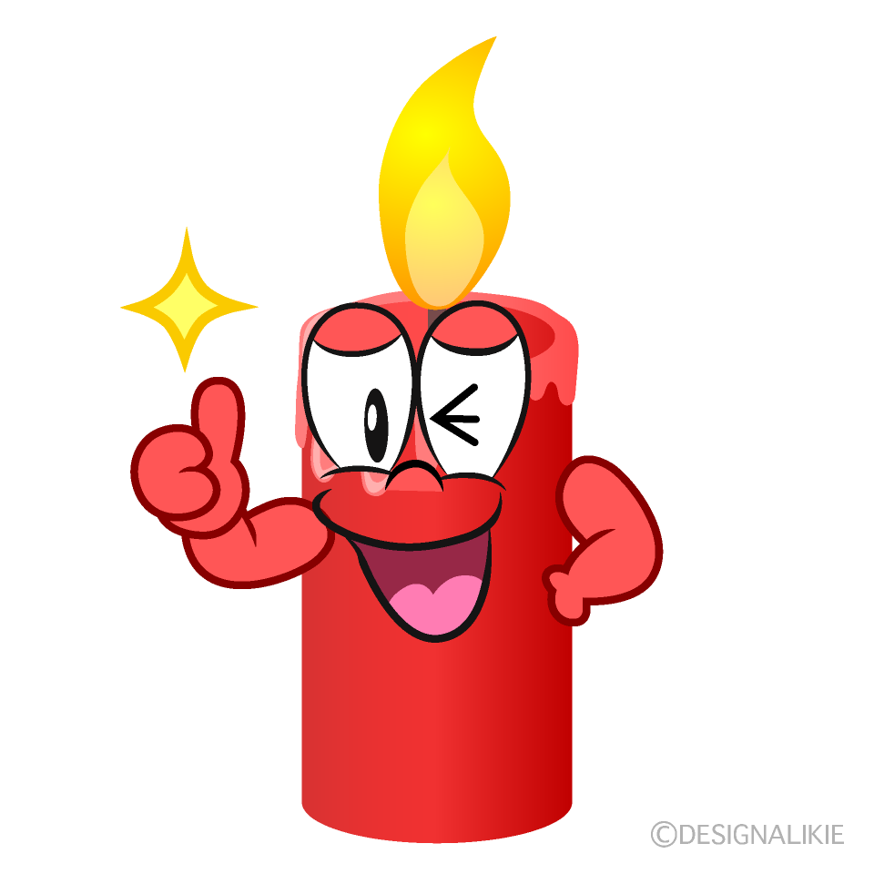 Thumbs up Candle