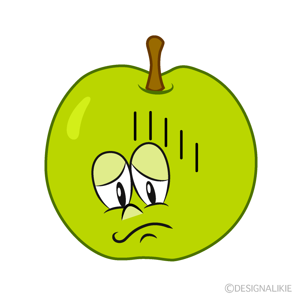Depressed Green Apple
