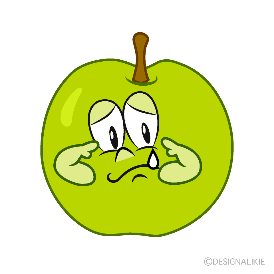Sad Green Apple