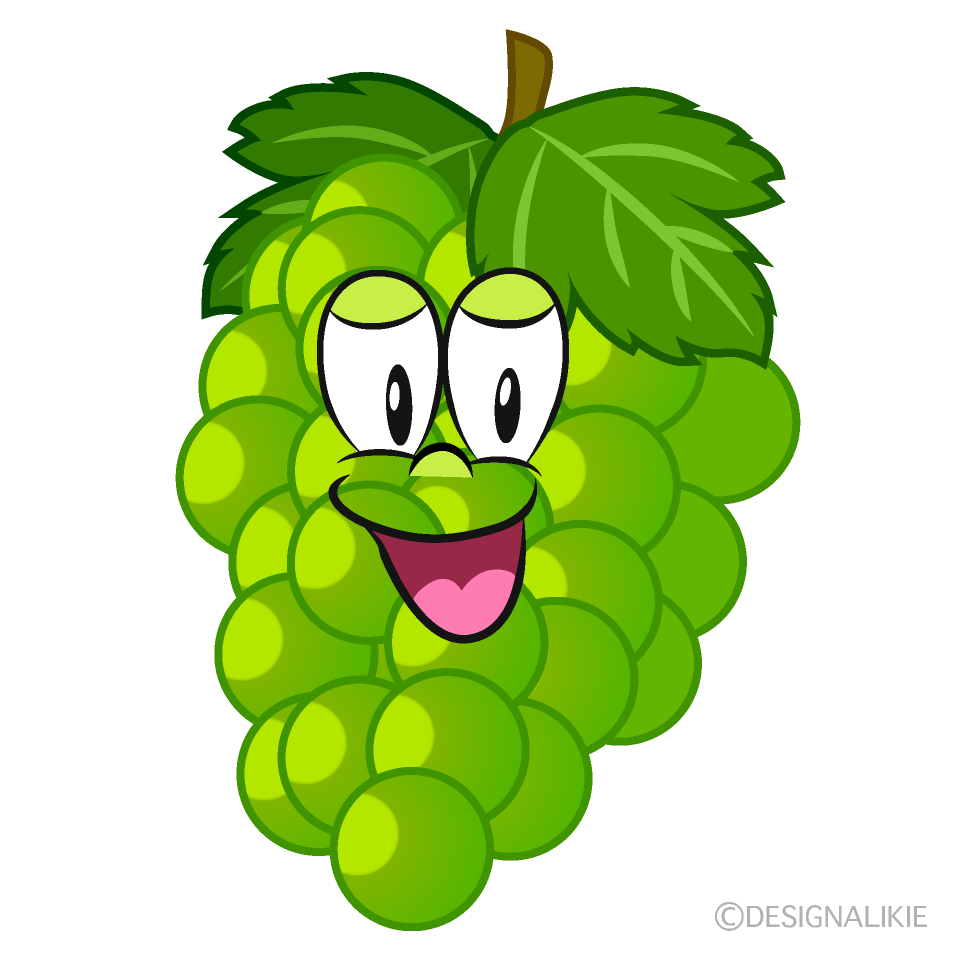 Smiling Green Grape