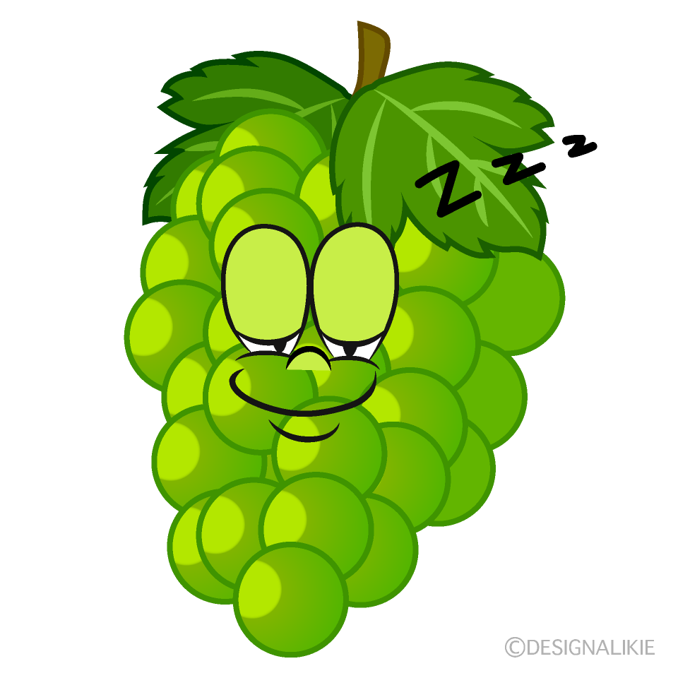 Sleeping Green Grape