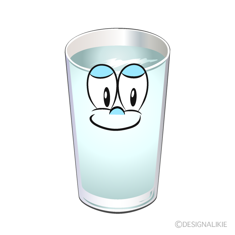Free Water Glass Cartoon Image｜Charatoon