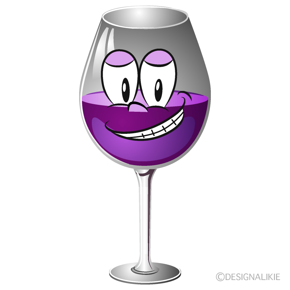 Grinning Wine Glass