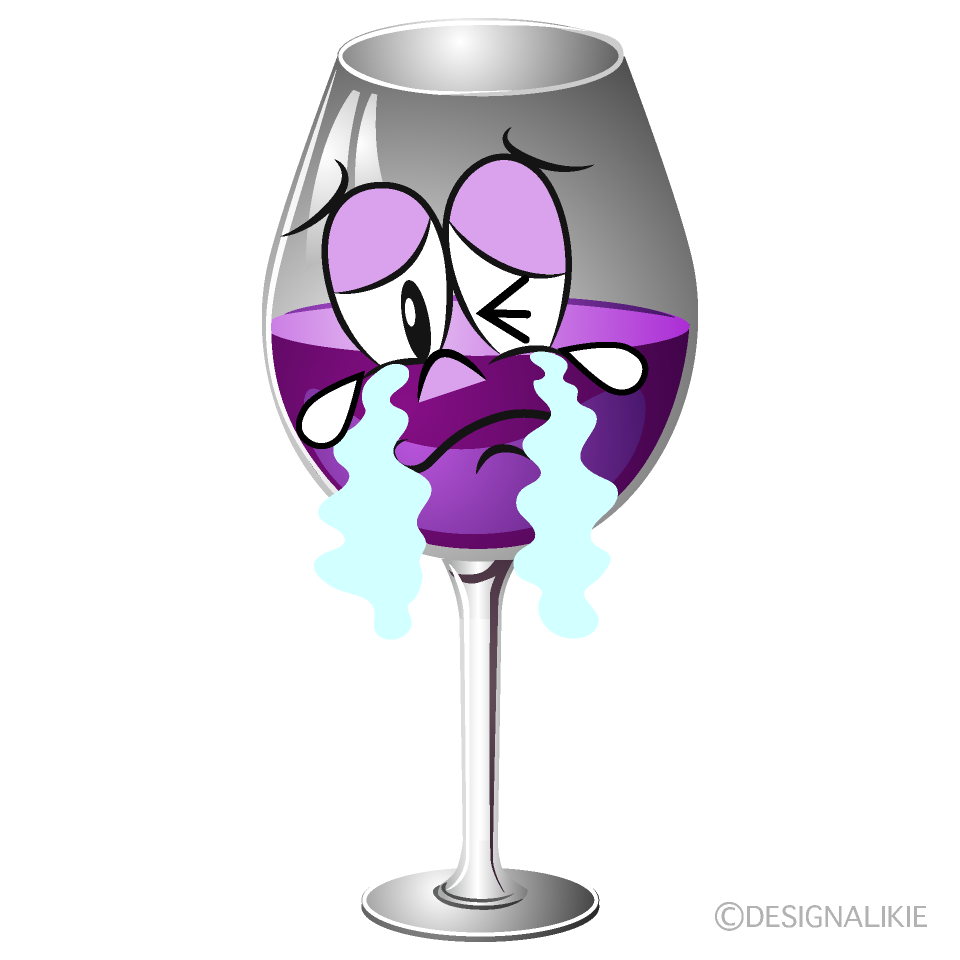 Crying Wine Glass
