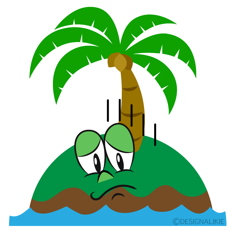 Depressed Palm Island