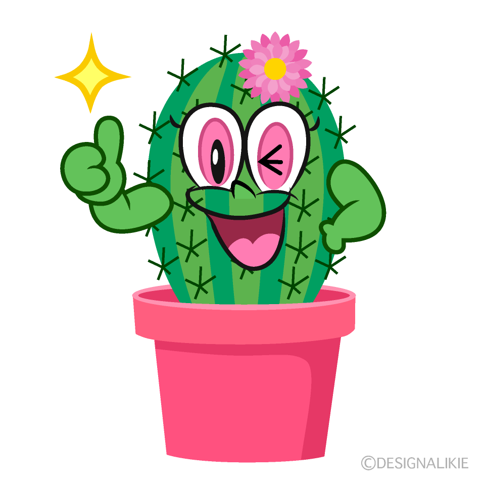 Thumbs up Girl Cactus