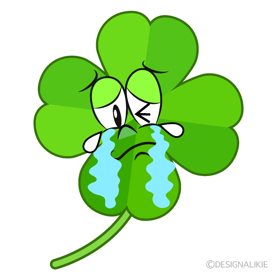 Crying Four Leaf Clover