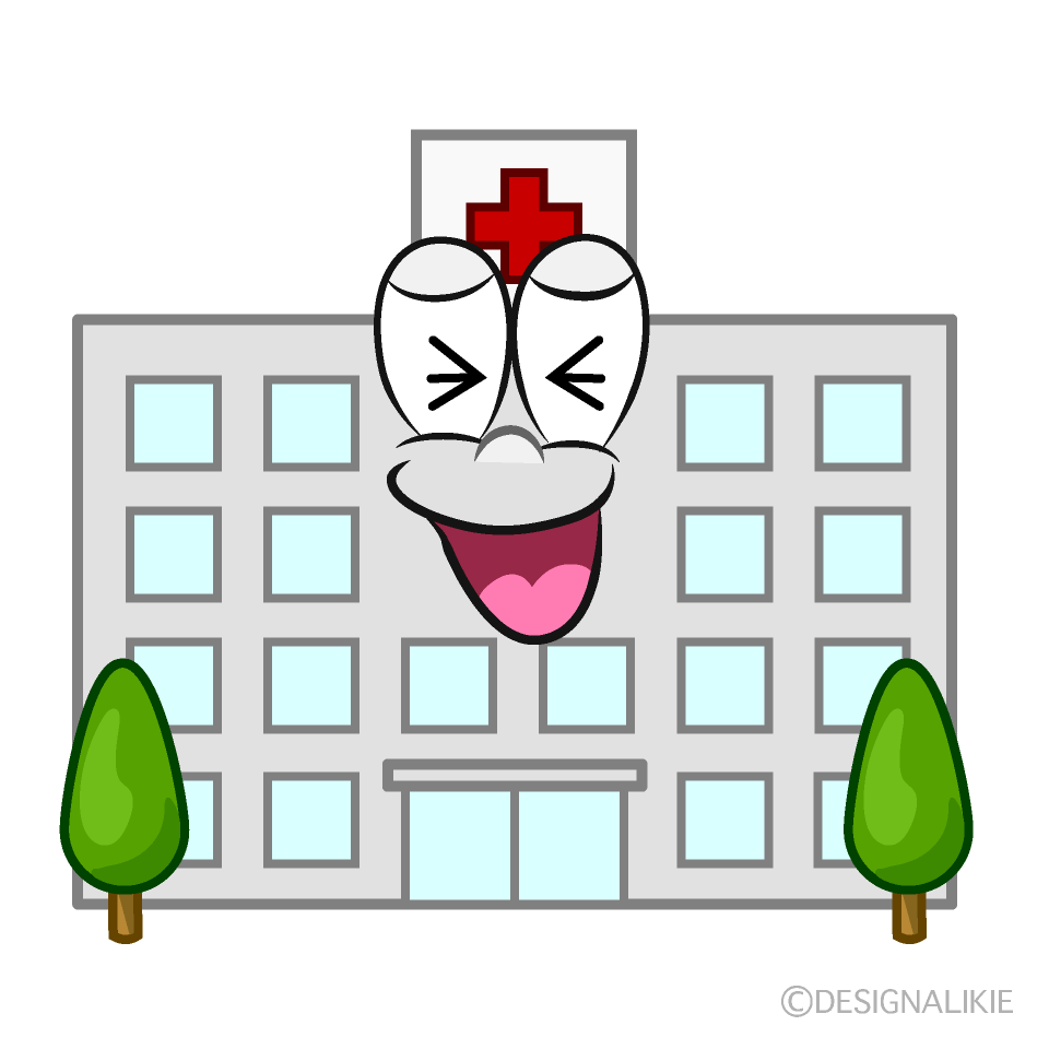 Laughing Hospital Cartoon Character Image