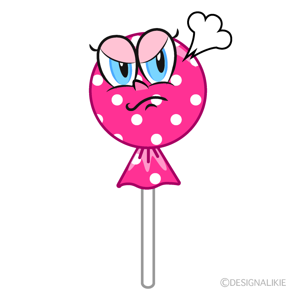 Angry Candy Lollipop