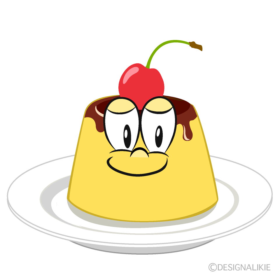 Free Pudding Cartoon Image｜Charatoon