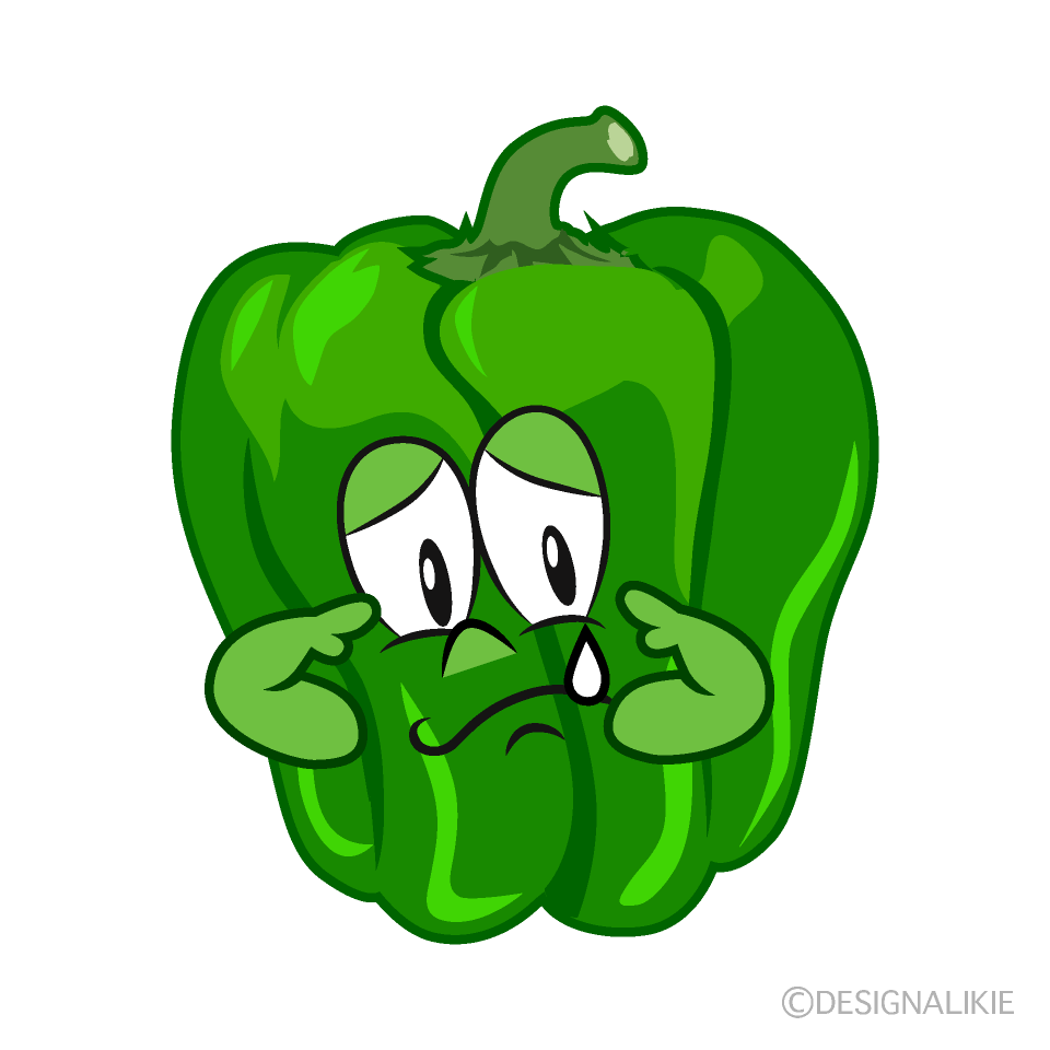 Sad Green Pepper
