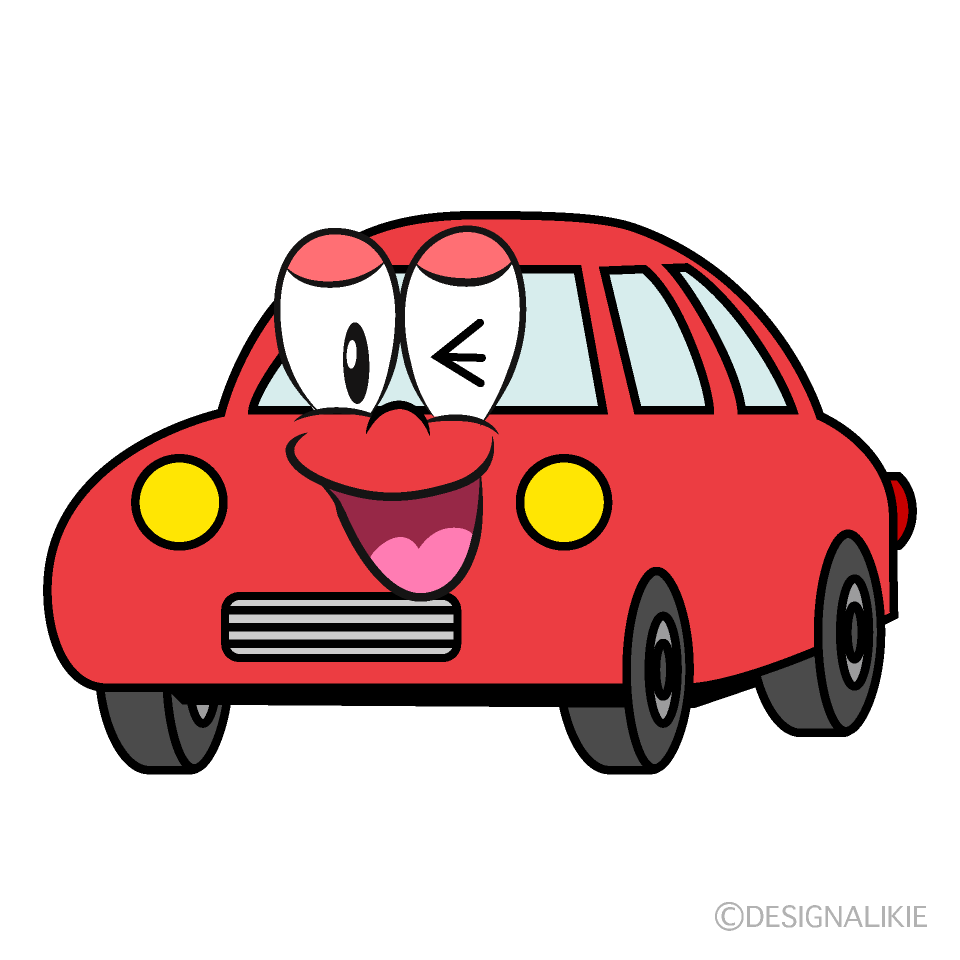 Laughing Red Car
