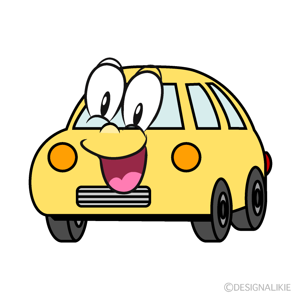 Free Surprising Small Car Cartoon Image｜Charatoon