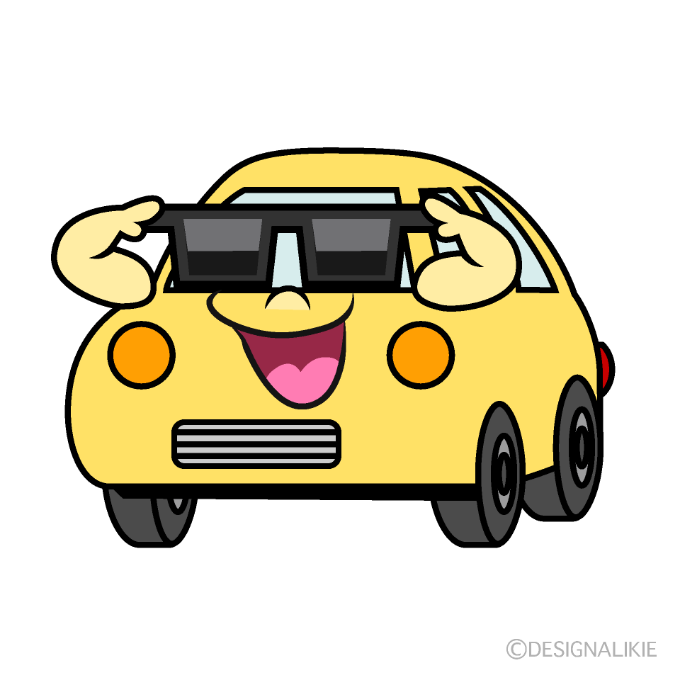 Free Cool Small Car Cartoon Image｜Charatoon