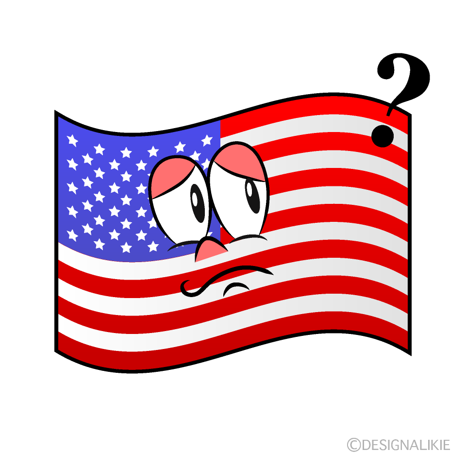 Thinking American Flag