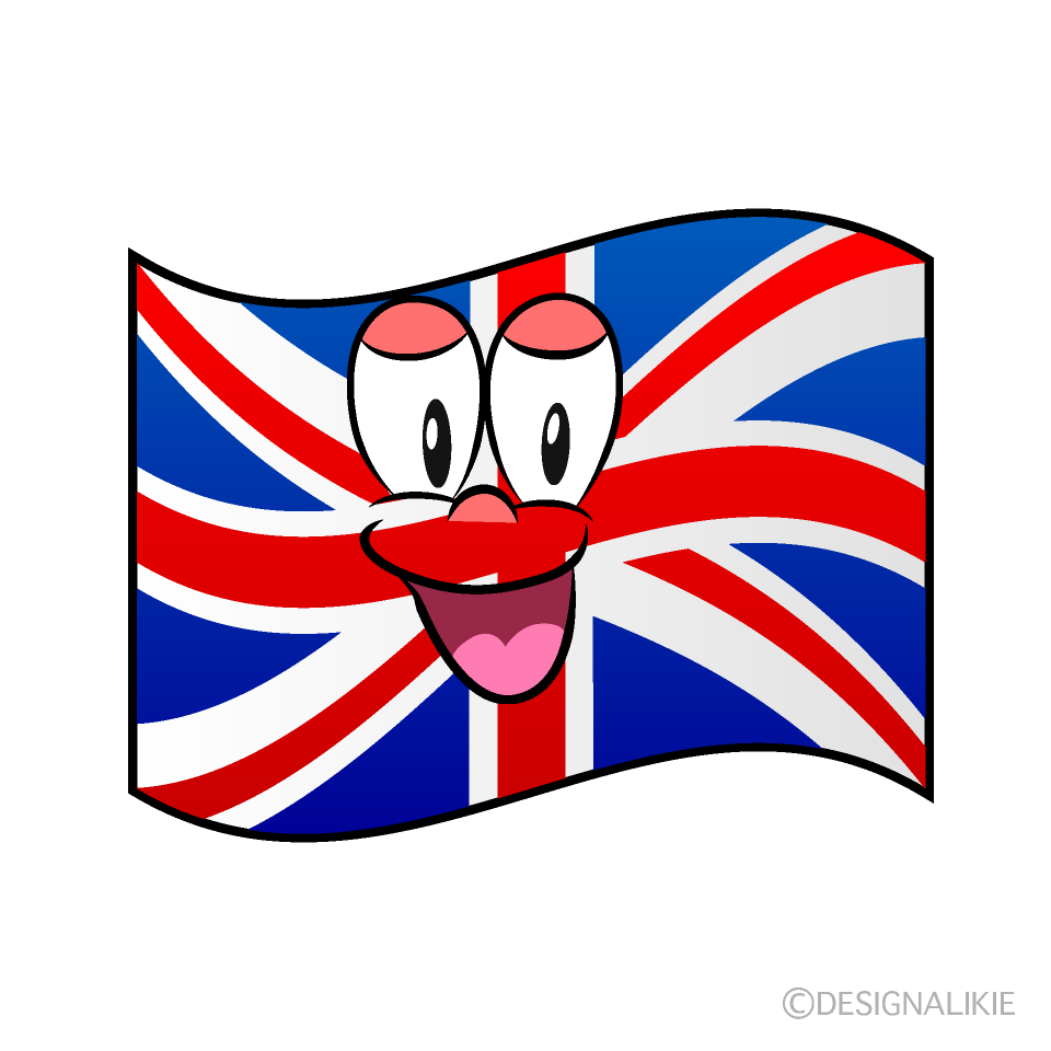 Smiling British Flag