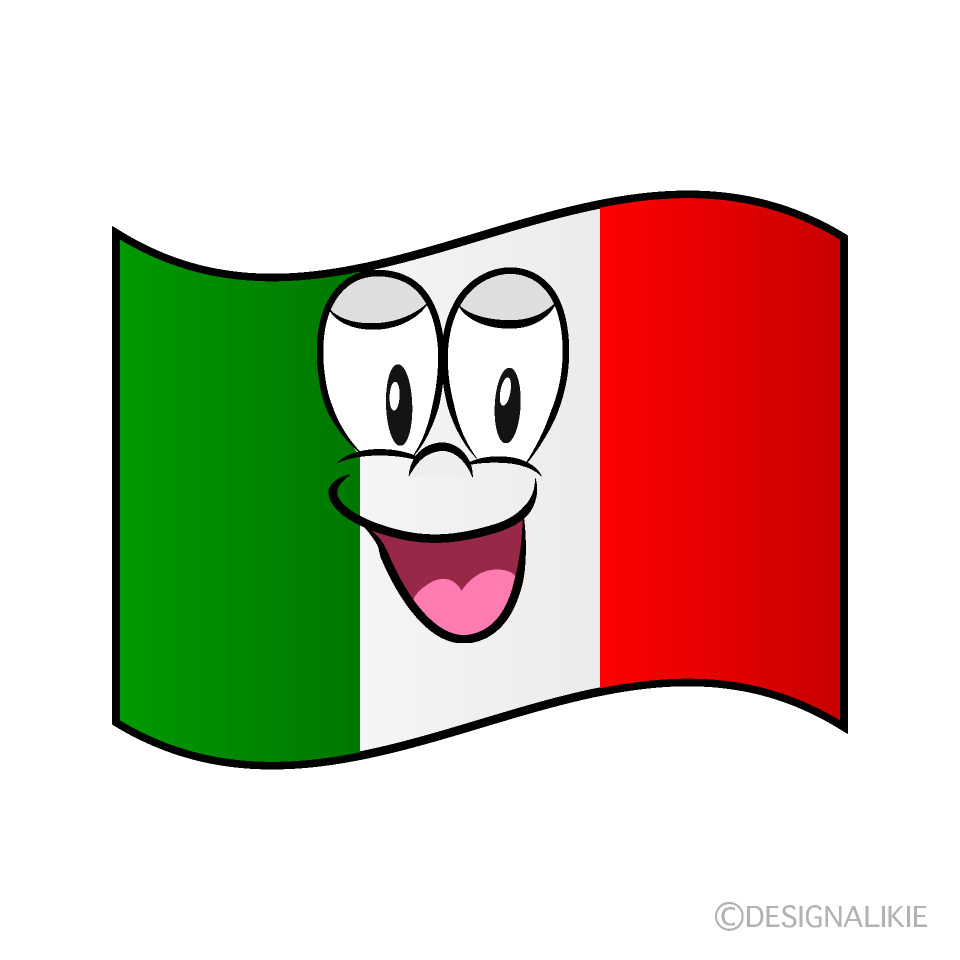 Smiling Italian Flag