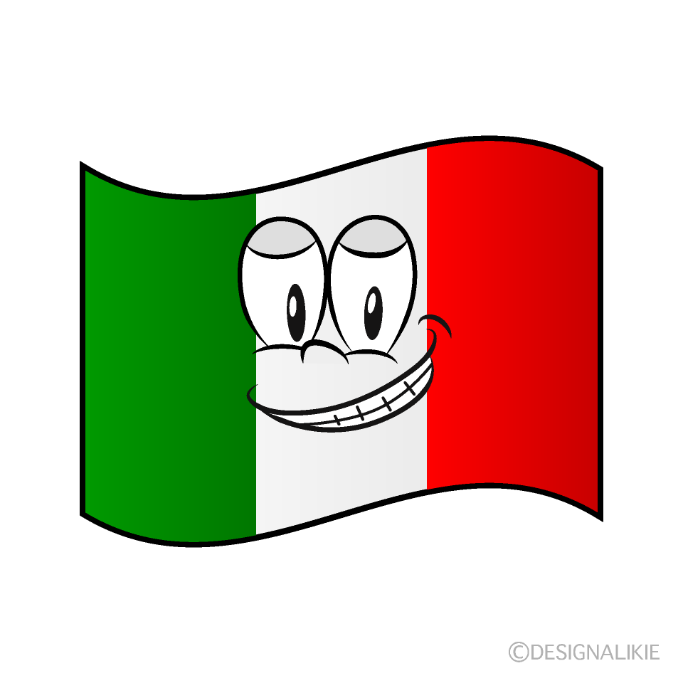 Grinning Italian Flag