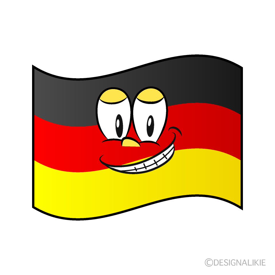 Grinning German Flag