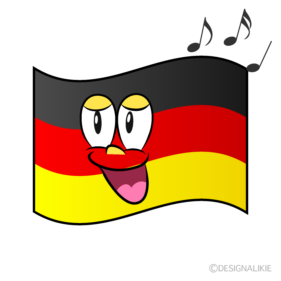 Singing German Flag