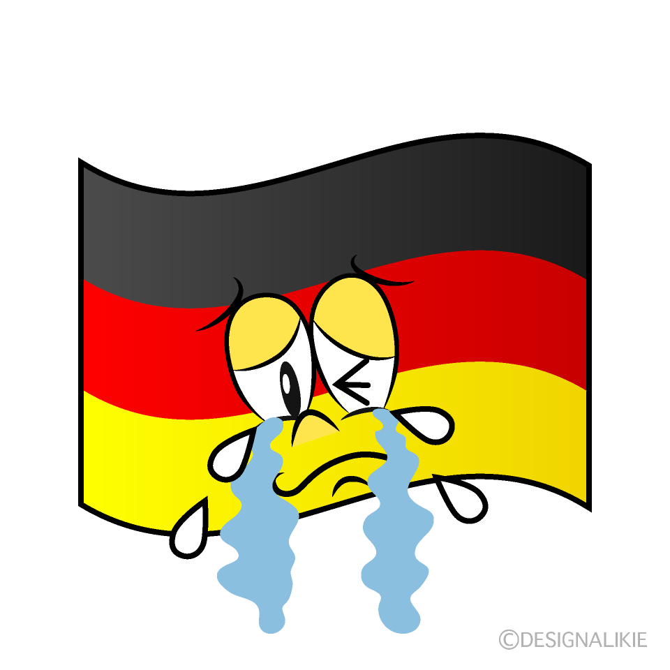 Crying German Flag