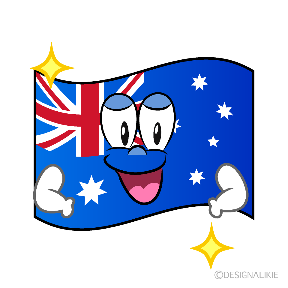 Glitter Australian Flag