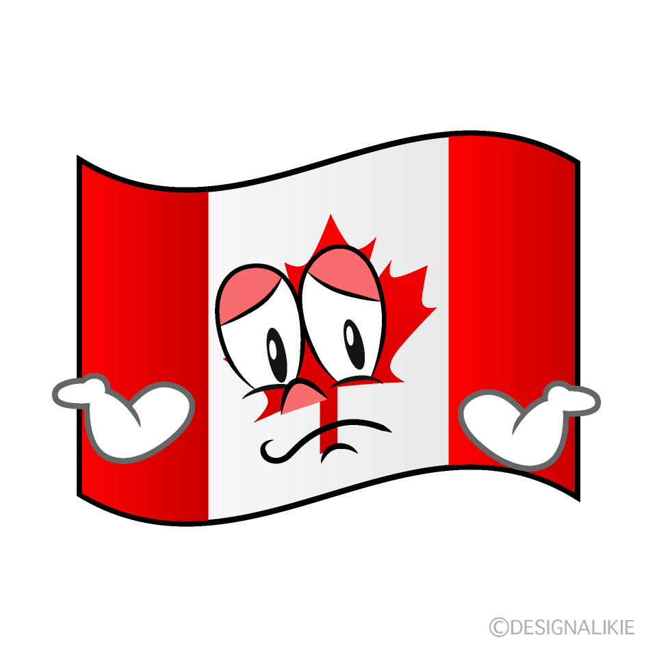 Troubled Canadian Flag