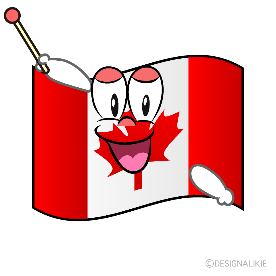 Speaking Canadian Flag