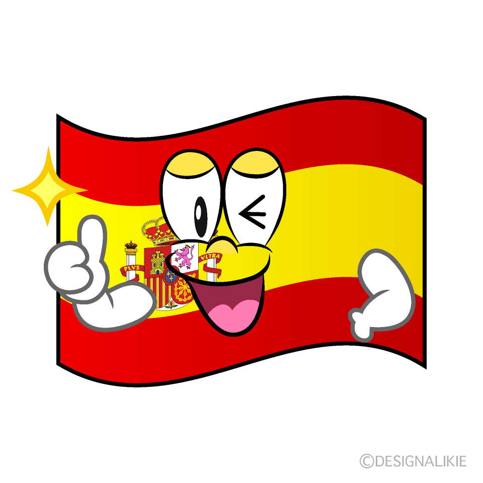 Thumbs up Spanish Flag