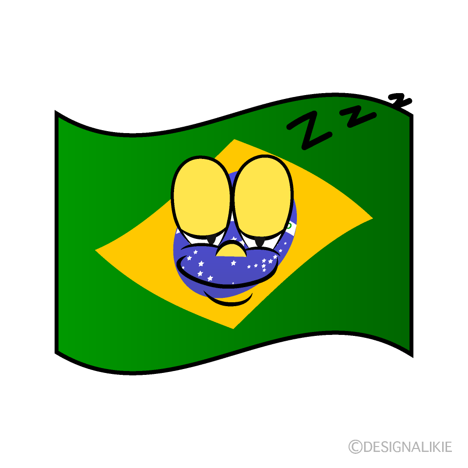 Sleeping Brazilian Flag