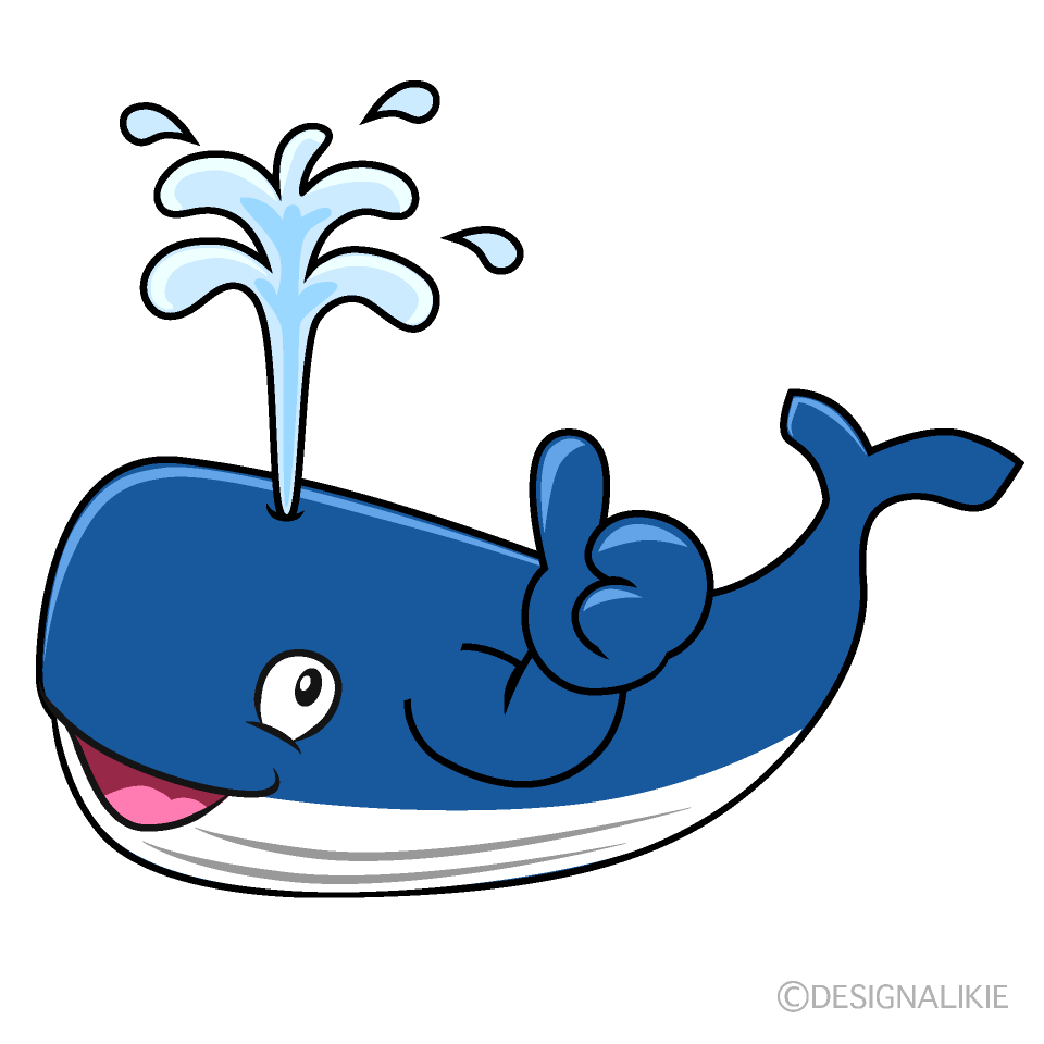 Thumbs up Whale