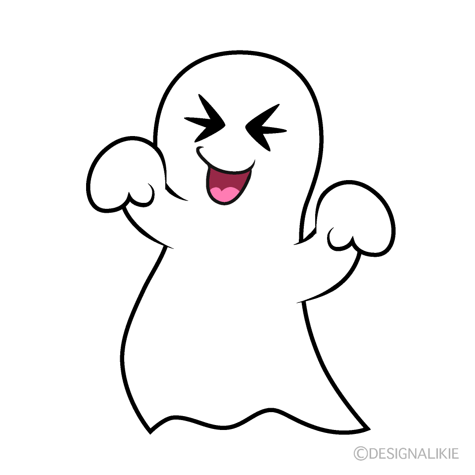 Free Laughing Ghost Cartoon Image｜Charatoon