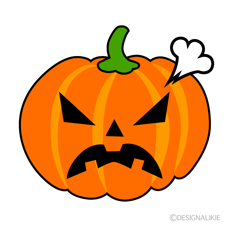 Angry Halloween Pumpkin